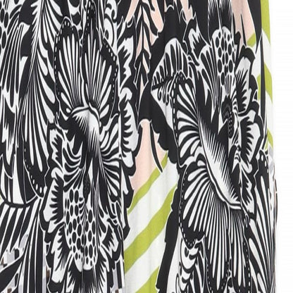 Topshop Womens Multicoloured Floral Polyester Jumpsuit One-Piece Size 6 L27 in Pullover