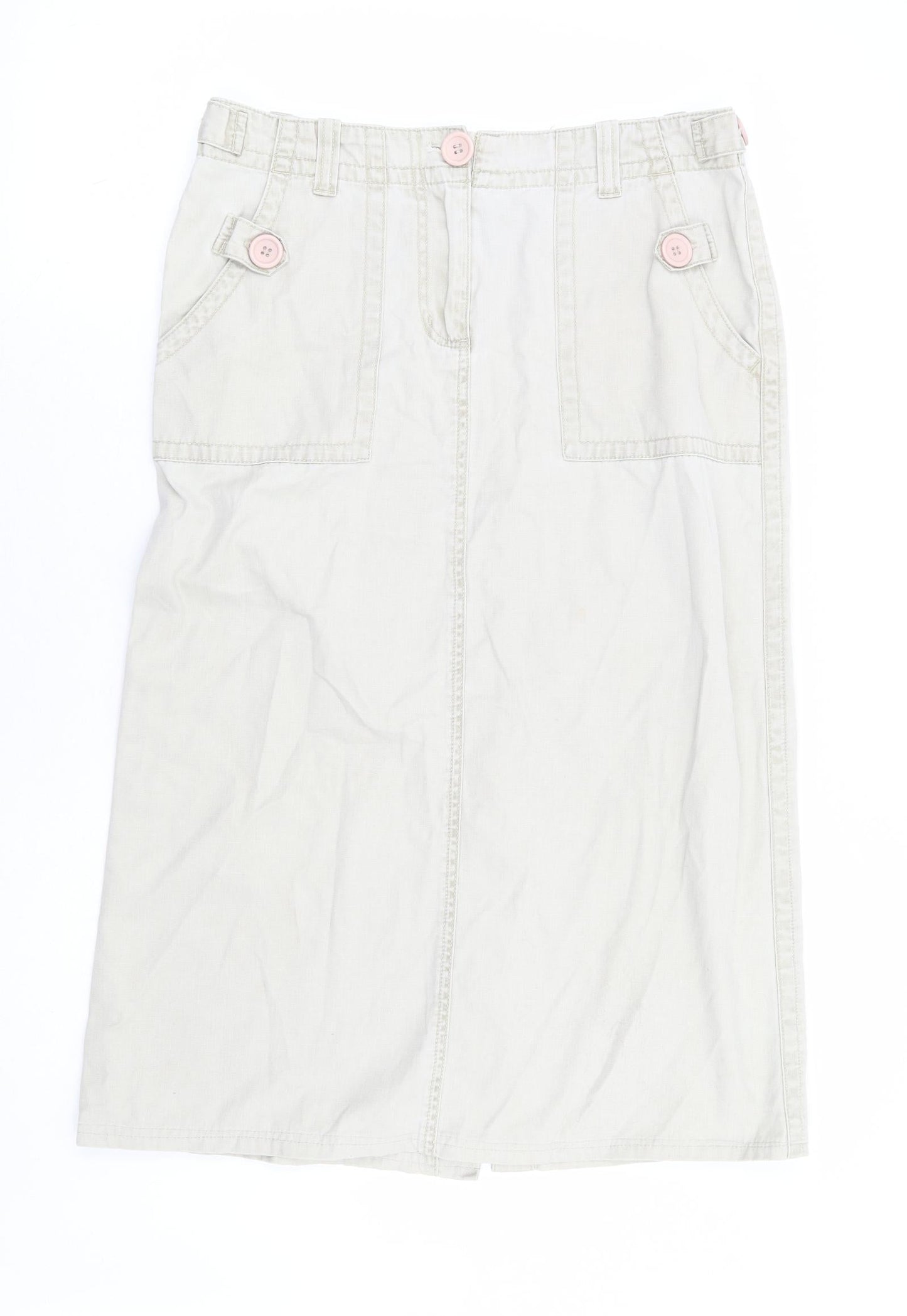 Womens UK Size 32 in Preworn A-Line Denim Skirt