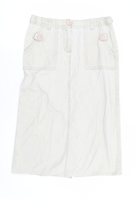 Womens UK Size 32 in Preworn A-Line Denim Skirt