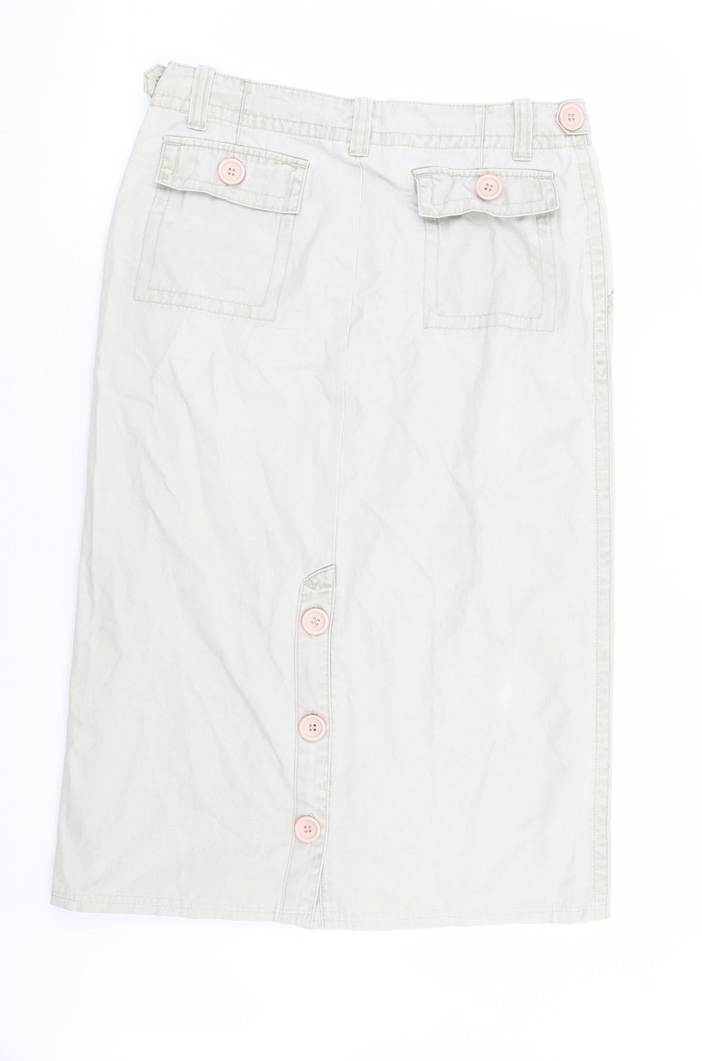 Womens UK Size 32 in Preworn A-Line Denim Skirt