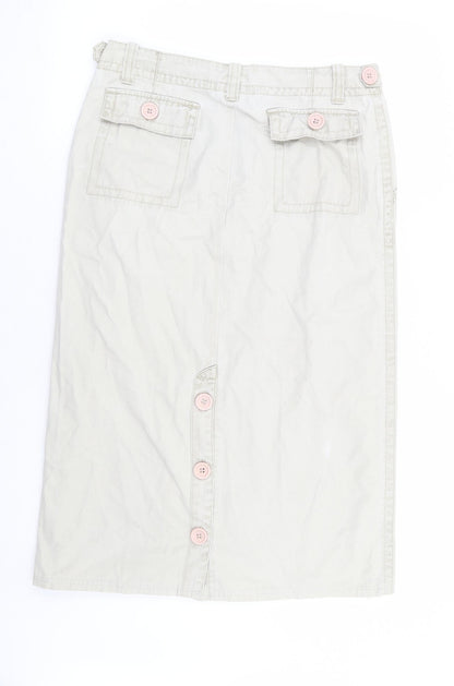 Womens UK Size 32 in Preworn A-Line Denim Skirt