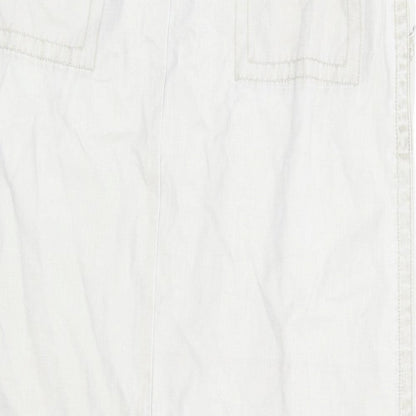 Womens UK Size 32 in Preworn A-Line Denim Skirt