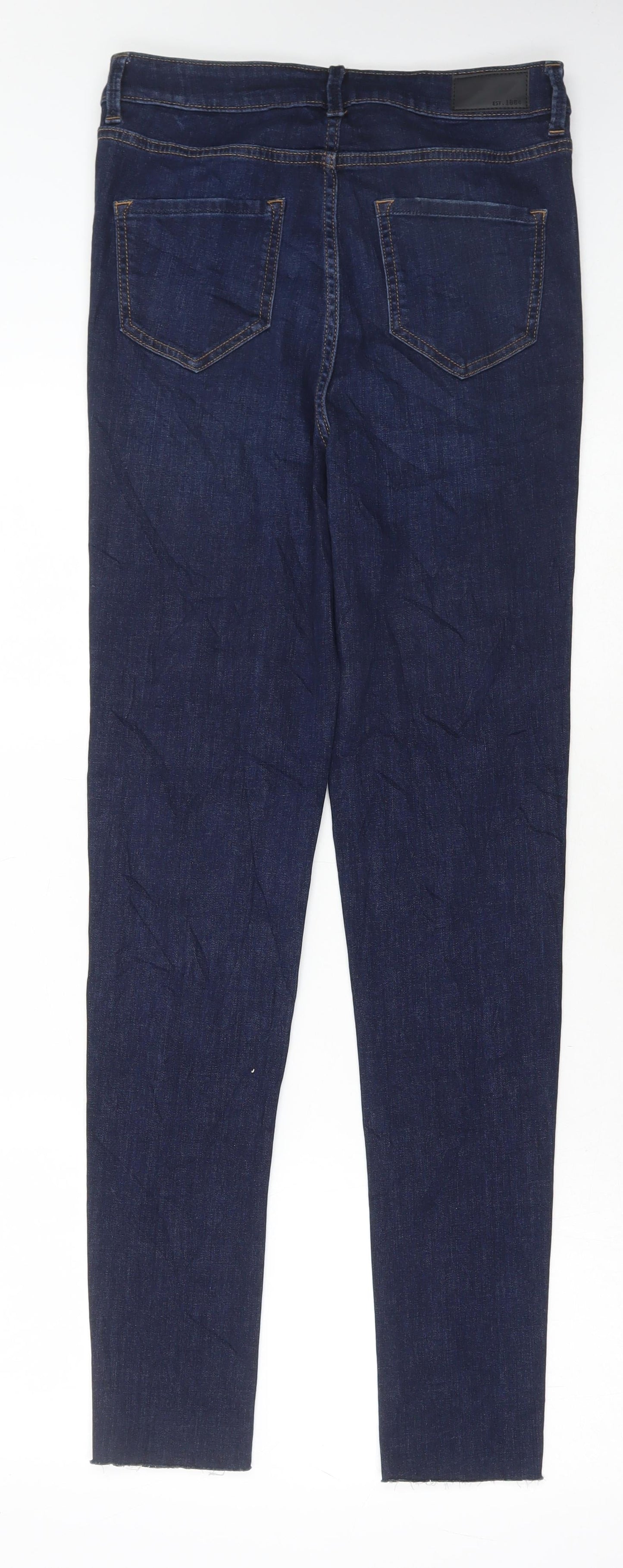 Womens UK Size 10 Marks and Spencer Regular Fit Skinny Blue Jeans