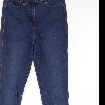 Womens UK Size 10 Marks and Spencer Regular Fit Skinny Blue Jeans