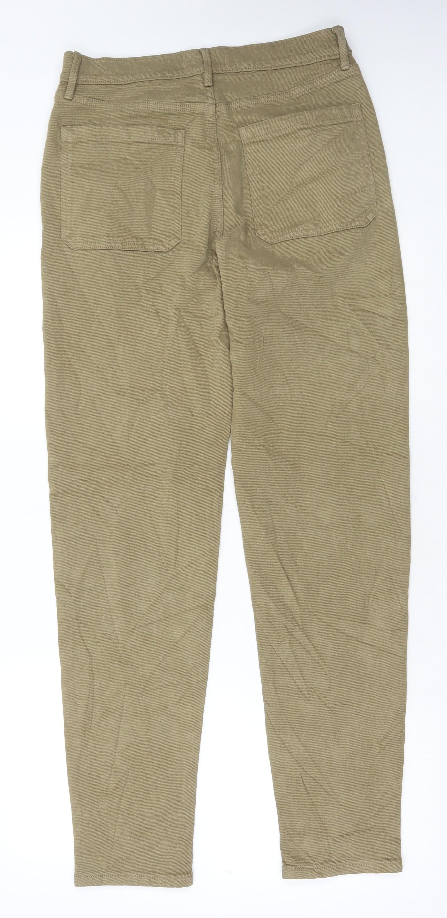 Womens UK Size 30 in Marks and Spencer Regular Fit Chino Beige Trousers