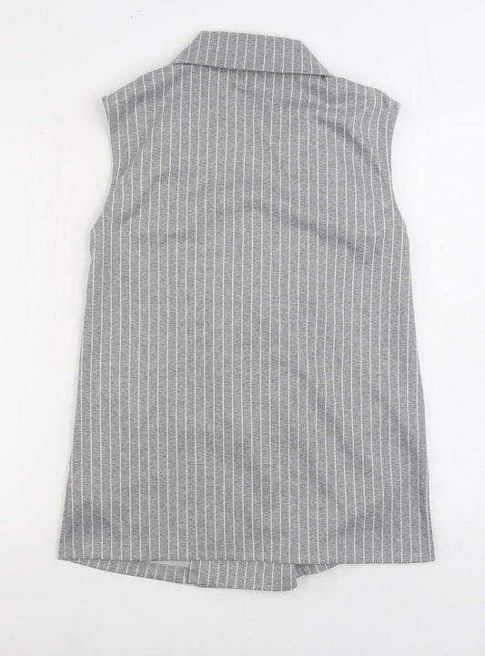 Primark Womens Grey Jacket Size 12 Button