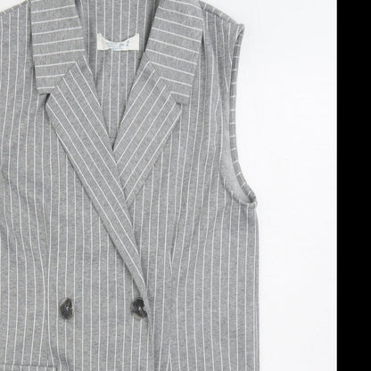 Primark Womens Grey Jacket Size 12 Button