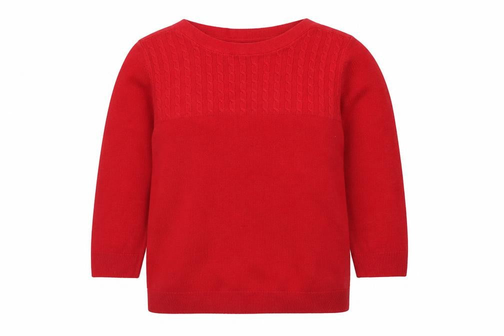 Womens UK Size 10 BHS Red Pullover Jumper