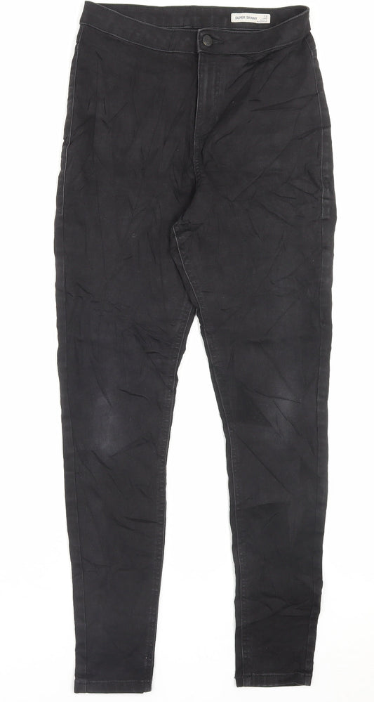 Womens UK Size 12 Marks and Spencer Regular Fit Skinny Black Jeans