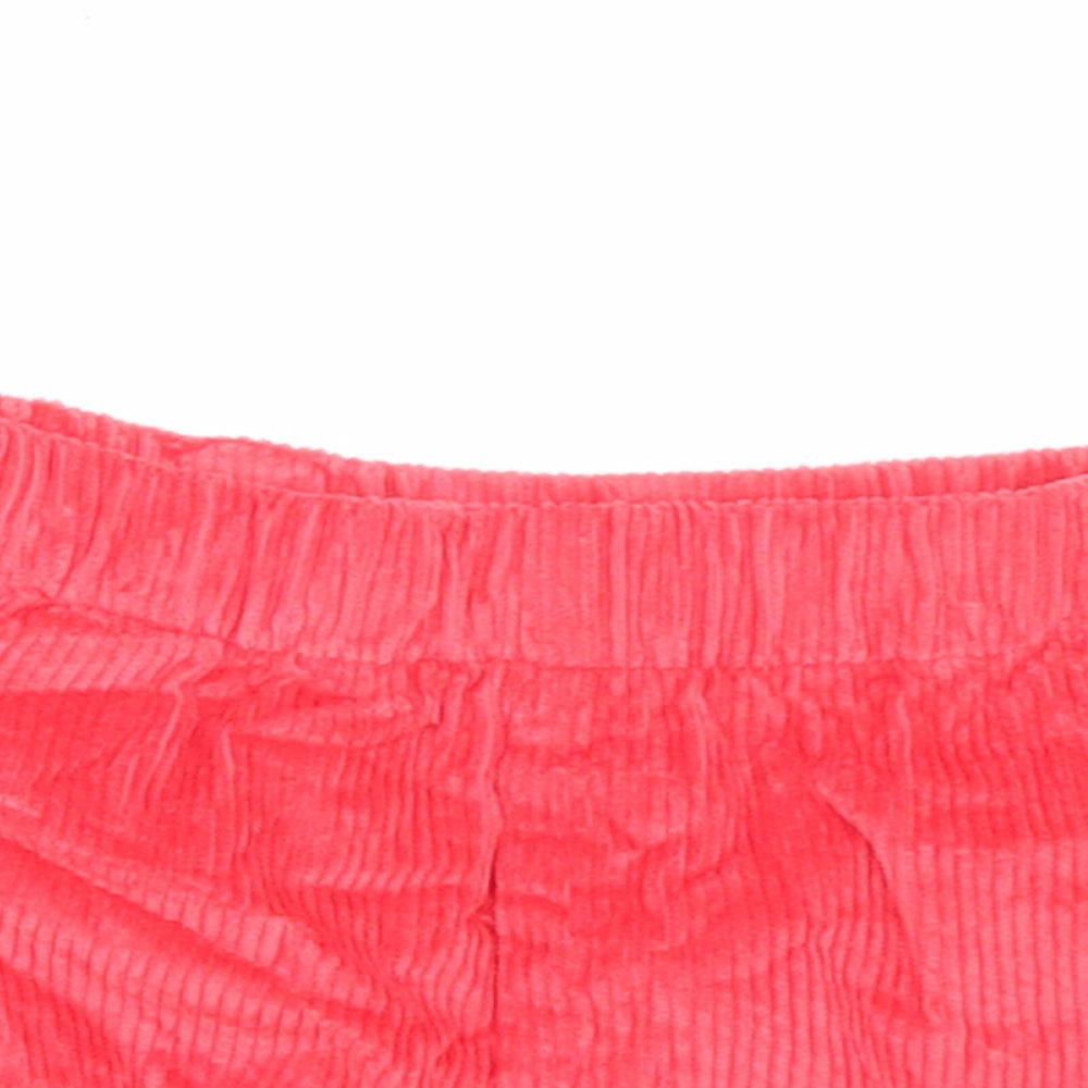 Marks and Spencer Boys Red Cotton Cropped Trousers Size 18-24 Months Pullover