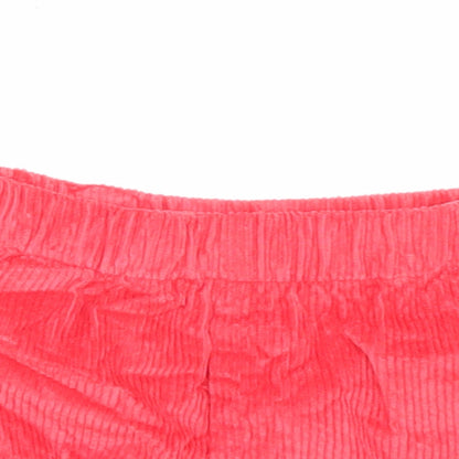 Marks and Spencer Boys Red Cotton Cropped Trousers Size 18-24 Months Pullover