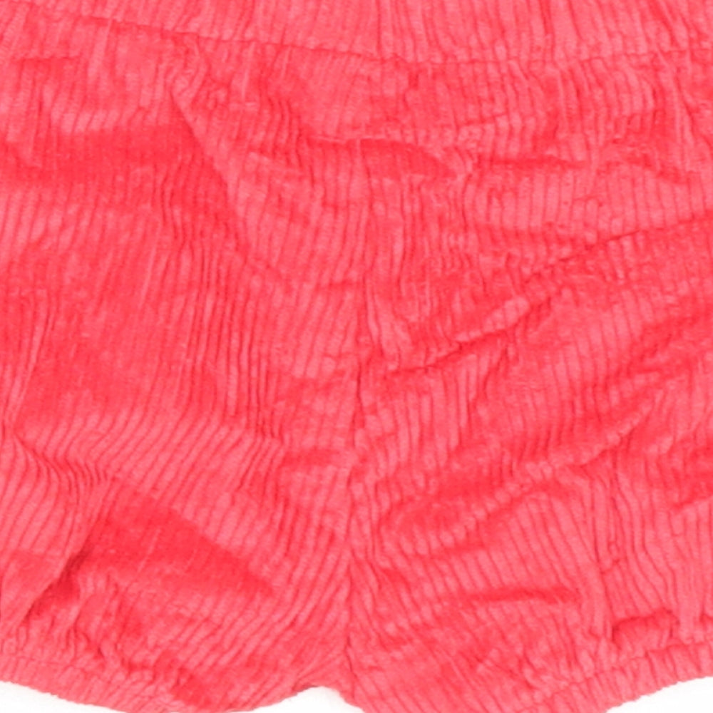 Marks and Spencer Boys Red Cotton Cropped Trousers Size 18-24 Months Pullover