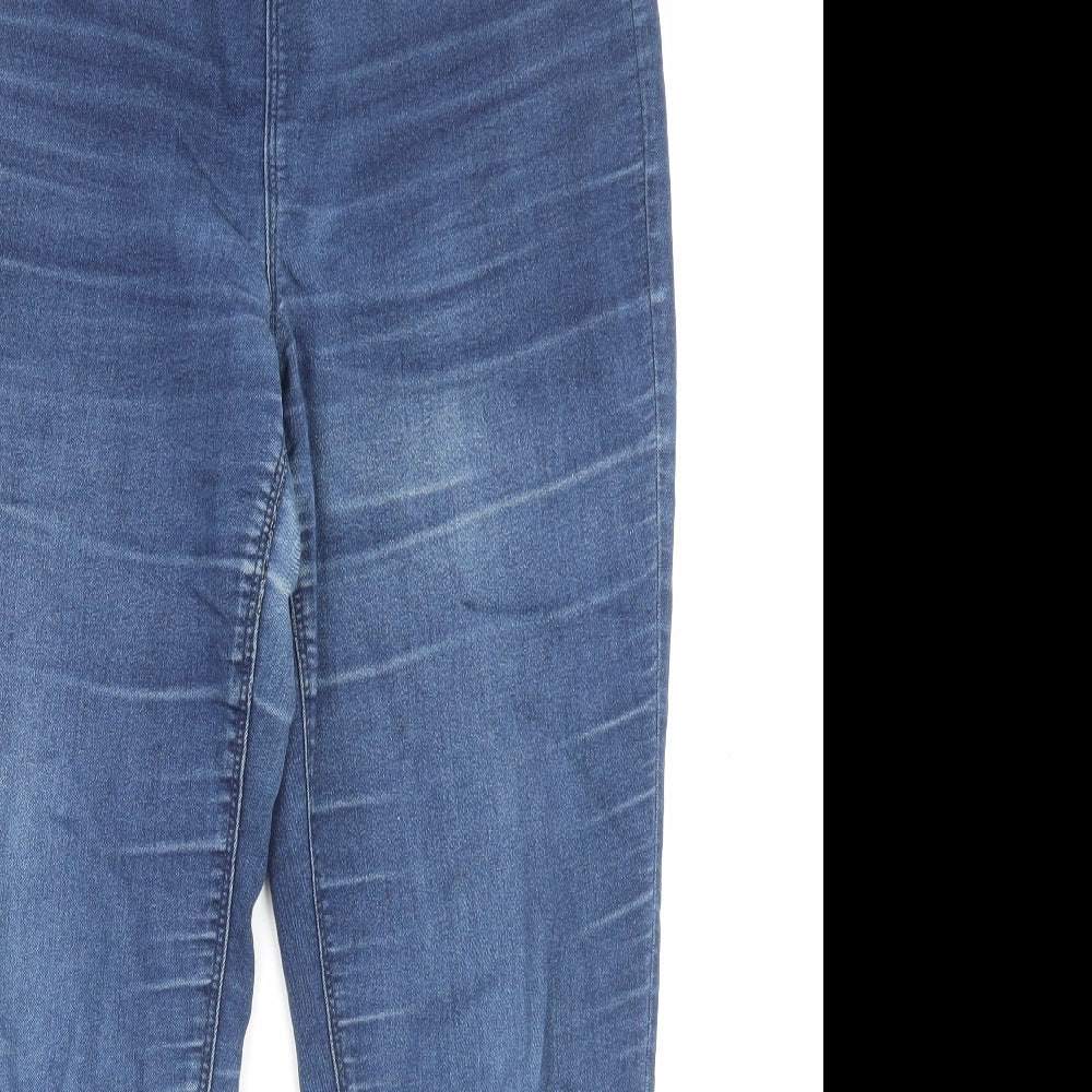 Womens UK Size 12 Matalan Regular Fit Jegging Blue Trousers