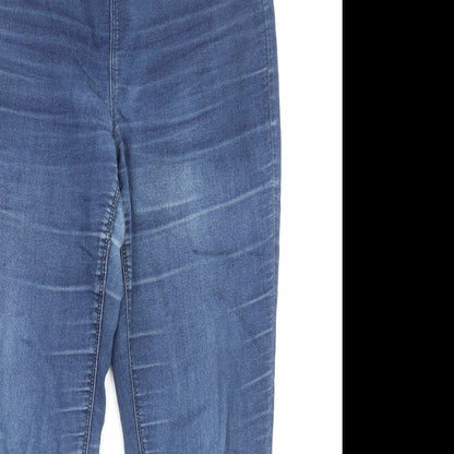 Womens UK Size 12 Matalan Regular Fit Jegging Blue Trousers