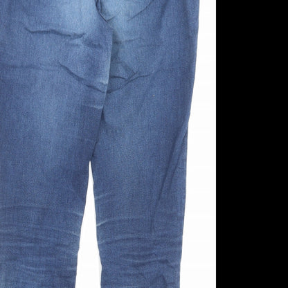 Womens UK Size 12 Matalan Regular Fit Jegging Blue Trousers