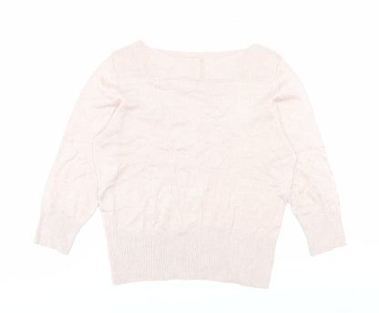 Womens UK Size 18 Roman Pink Pullover Jumper