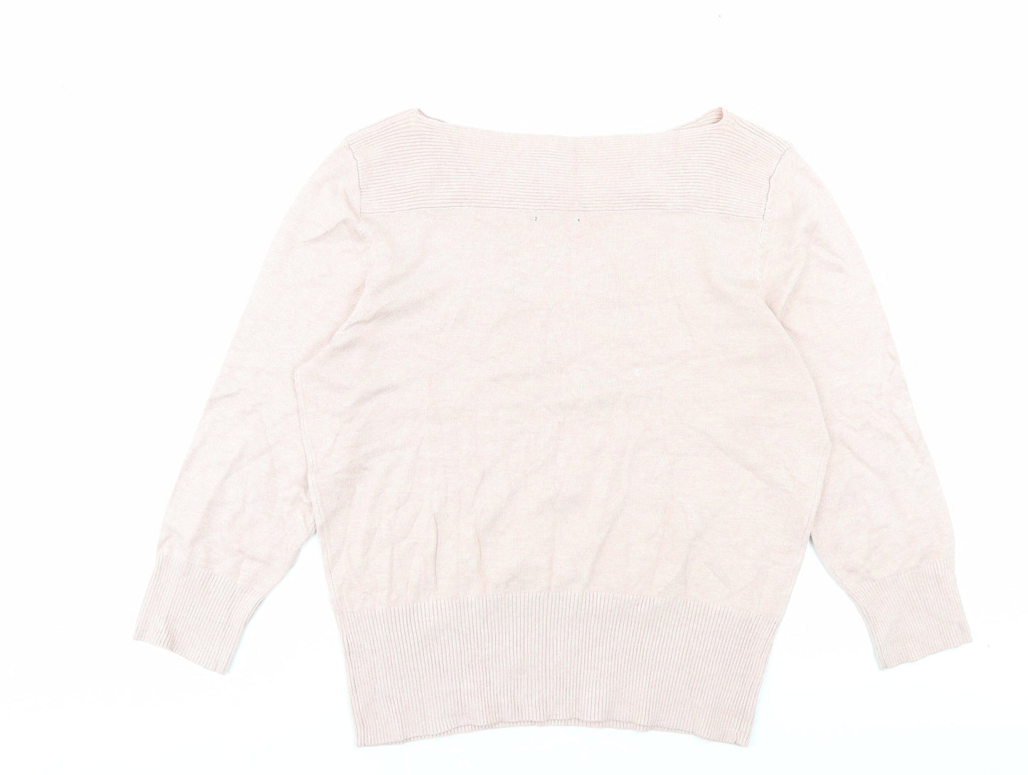 Womens UK Size 18 Roman Pink Pullover Jumper