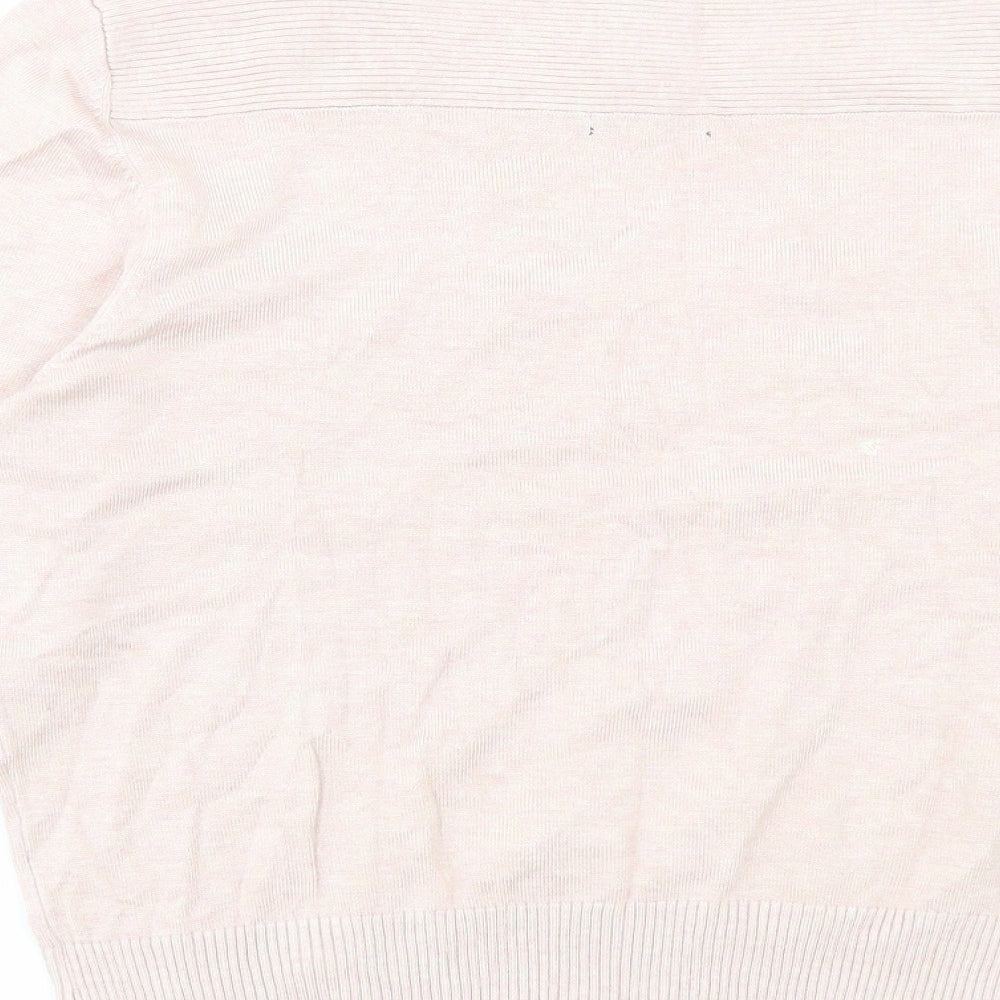 Womens UK Size 18 Roman Pink Pullover Jumper
