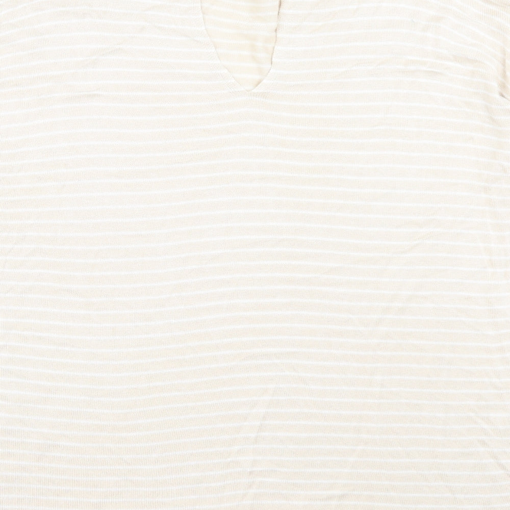 Womens UK Size L Casamia Beige Pullover Jumper