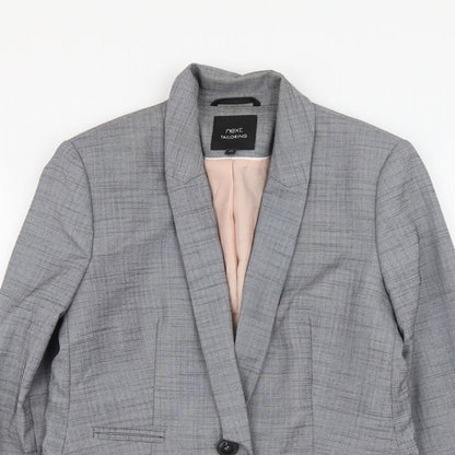 NEXT Womens Grey Polyester Jacket Suit Jacket Size 10
