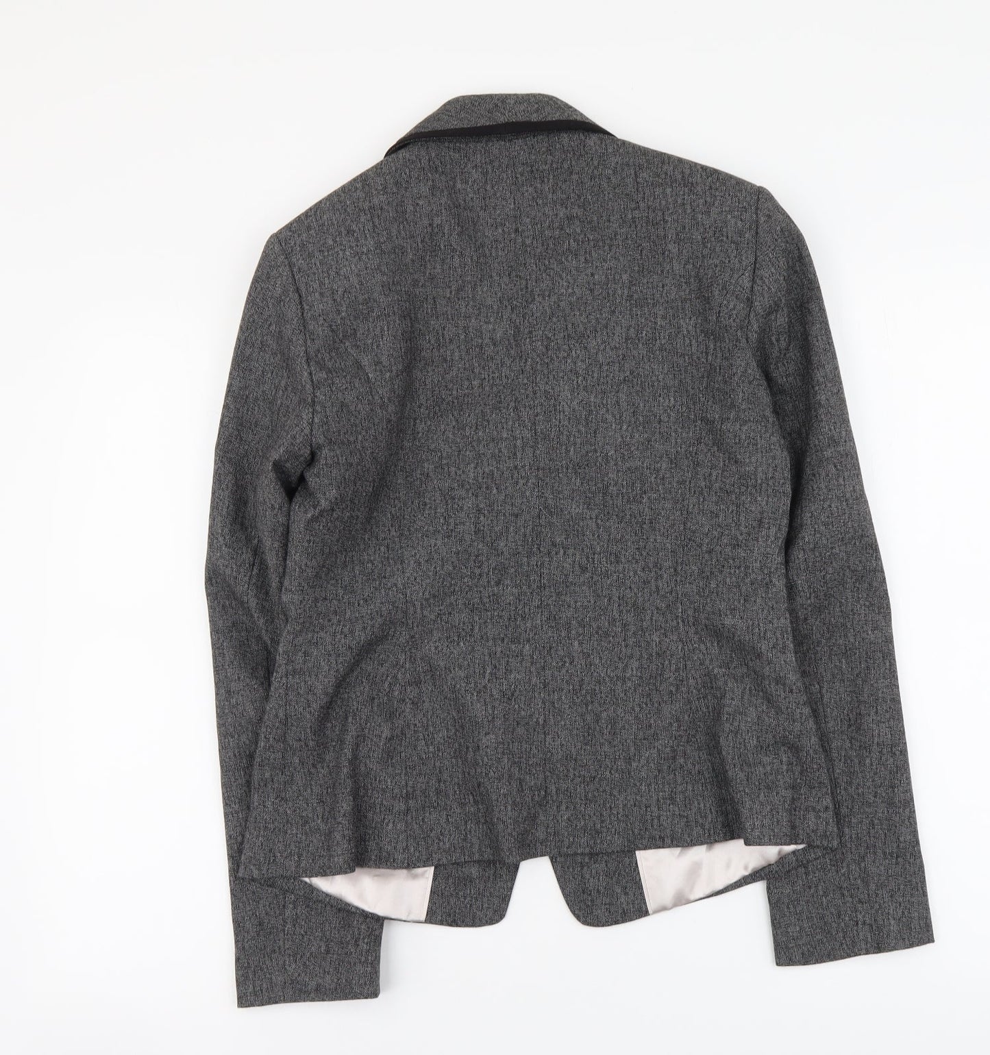 NEXT Womens Grey Polyester Jacket Suit Jacket Size 10