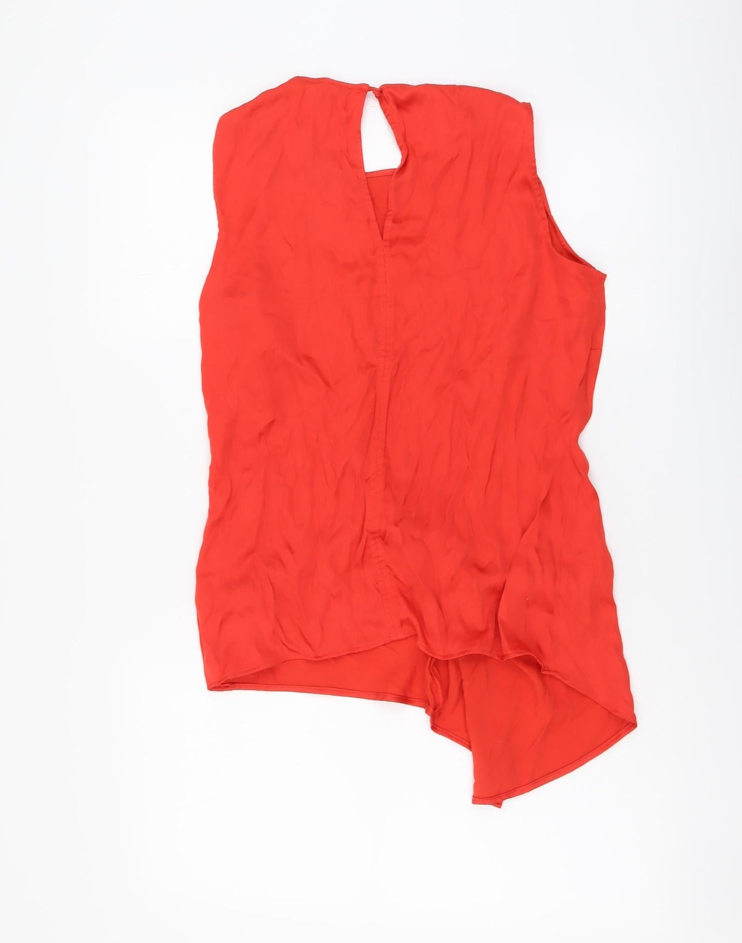 Womens UK Size 12 NEXT Red Basic Blouse