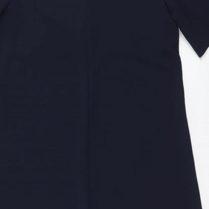 JDY Womens Blue Polyester A-Line Size L V-Neck Pullover