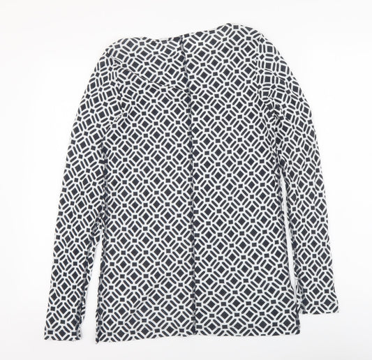 Womens UK Size 12 Marks and Spencer Blue Basic Blouse