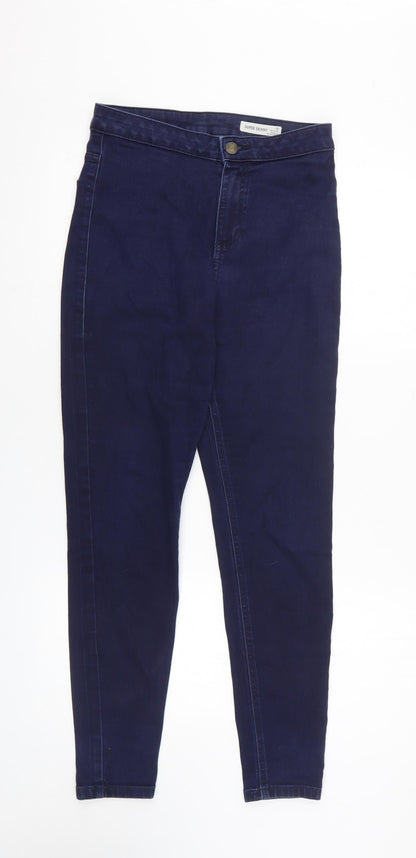Womens UK Size 10 Marks and Spencer Extra-Slim Fit Skinny Blue Jeans