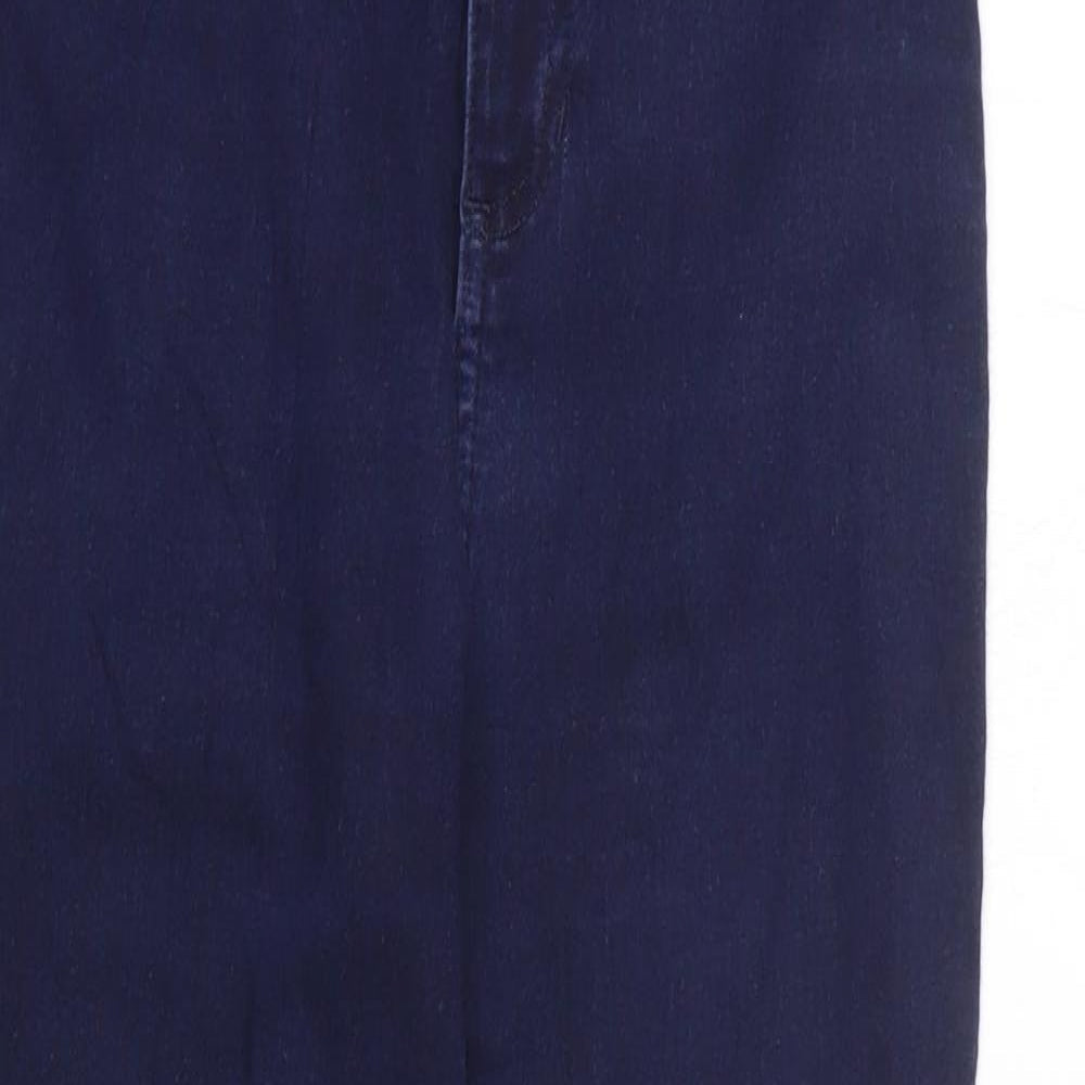 Womens UK Size 10 Marks and Spencer Extra-Slim Fit Skinny Blue Jeans
