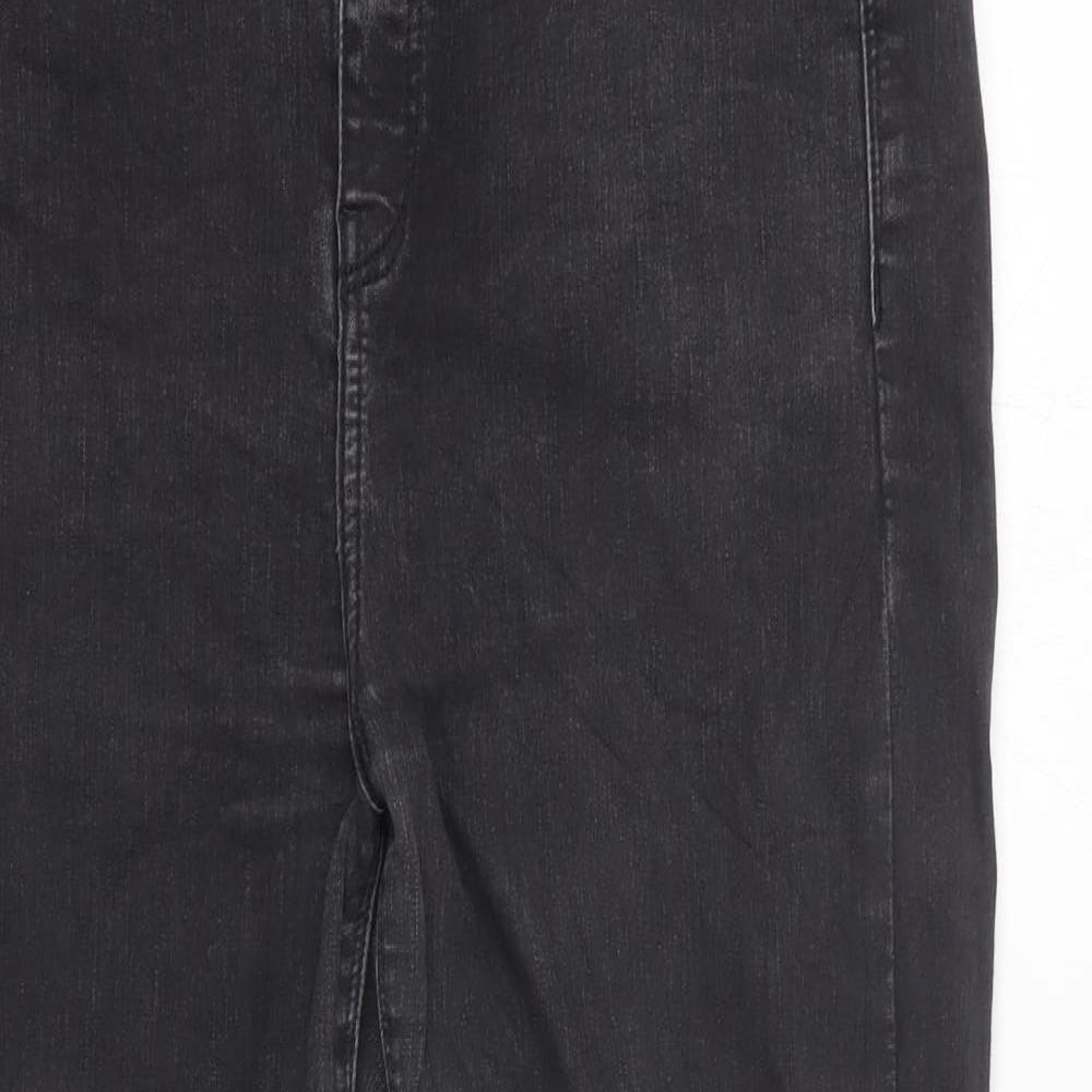 Mens UK Size 16 River Island Regular Fit Skinny Black Jeans