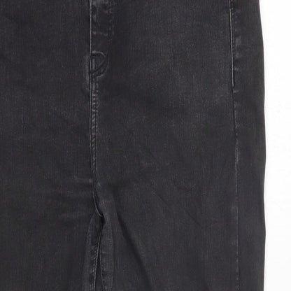 Mens UK Size 16 River Island Regular Fit Skinny Black Jeans
