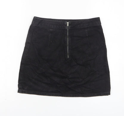 Womens UK Size 25 in Topshop Mini Denim Skirt