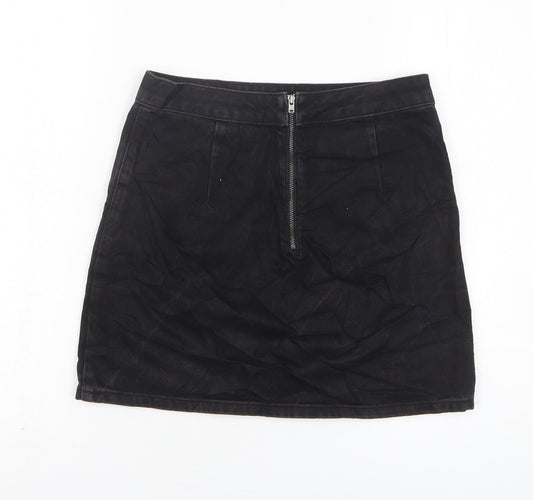 Womens UK Size 25 in Topshop Mini Denim Skirt