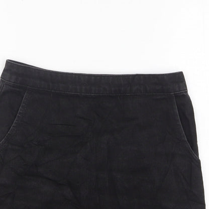 Womens UK Size 25 in Topshop Mini Denim Skirt