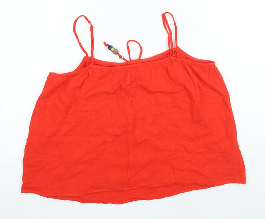 Womens UK Size M H&M Red Camisole Tank