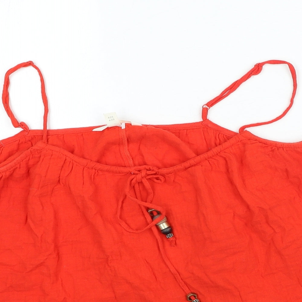 Womens UK Size M H&M Red Camisole Tank