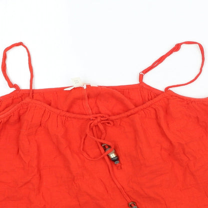 Womens UK Size M H&M Red Camisole Tank
