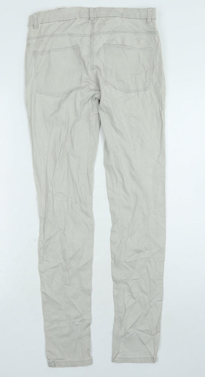Womens UK Size 8 H&M Regular Fit Skinny Grey Jeans