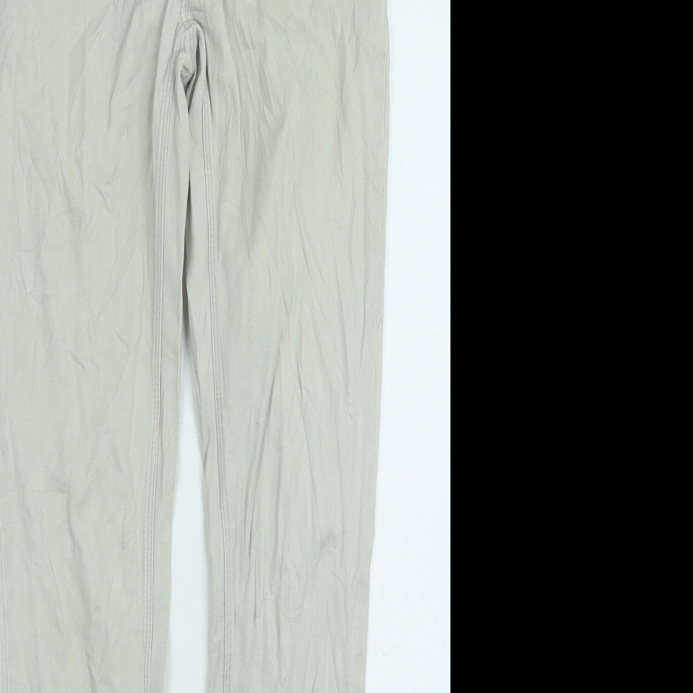 Womens UK Size 8 H&M Regular Fit Skinny Grey Jeans