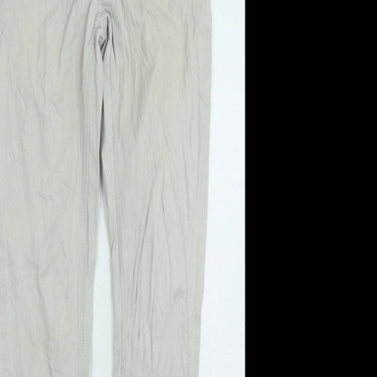 Womens UK Size 8 H&M Regular Fit Skinny Grey Jeans
