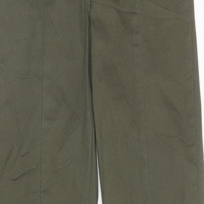 Womens UK Size 6 H&M Regular Fit Jegging Green Trousers
