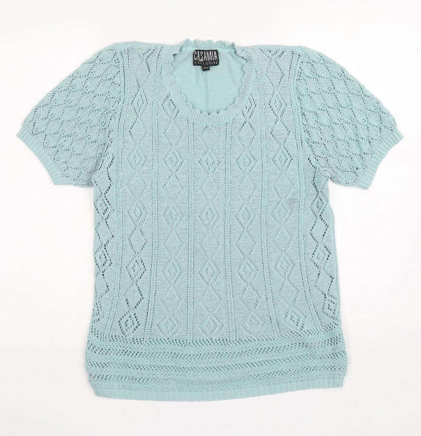 Womens UK Size S Casamia Blue Pullover Jumper