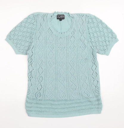 Womens UK Size S Casamia Blue Pullover Jumper