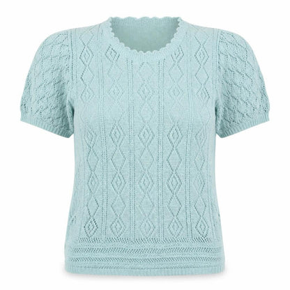 Womens UK Size S Casamia Blue Pullover Jumper