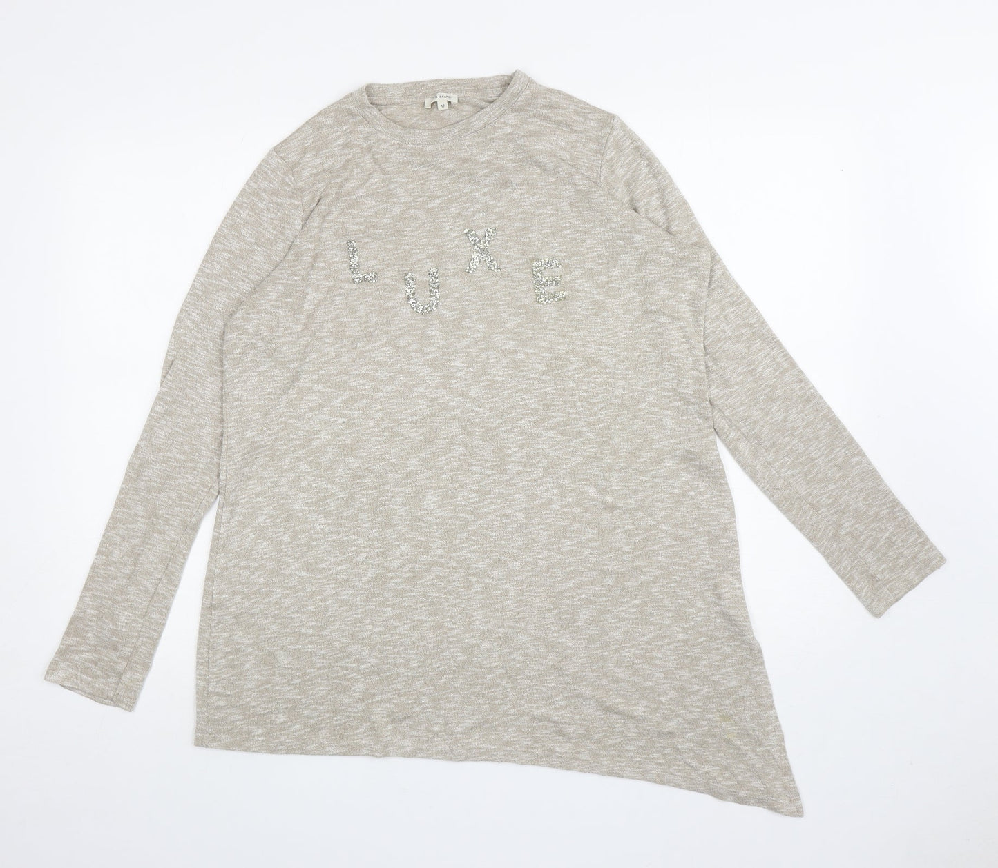 Womens UK Size 12 River Island Beige Pullover Jumper