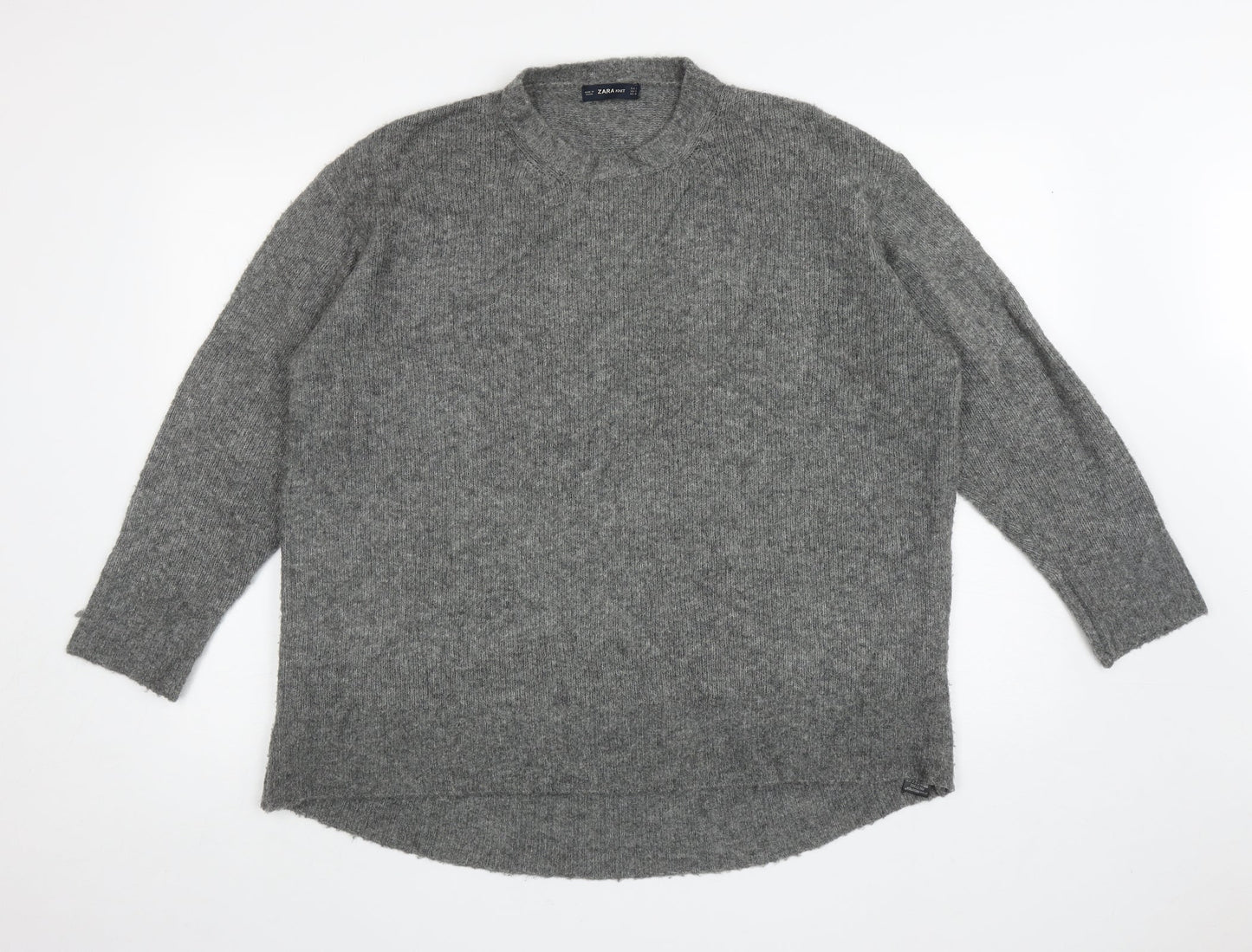 Womens UK Size S Zara Grey Pullover Jumper