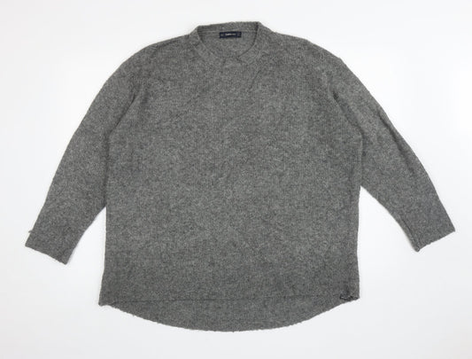 Womens UK Size S Zara Grey Pullover Jumper