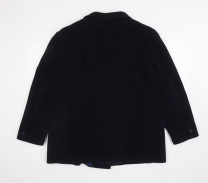 Womens UK Size 16 Preworn Blue Pea Coat