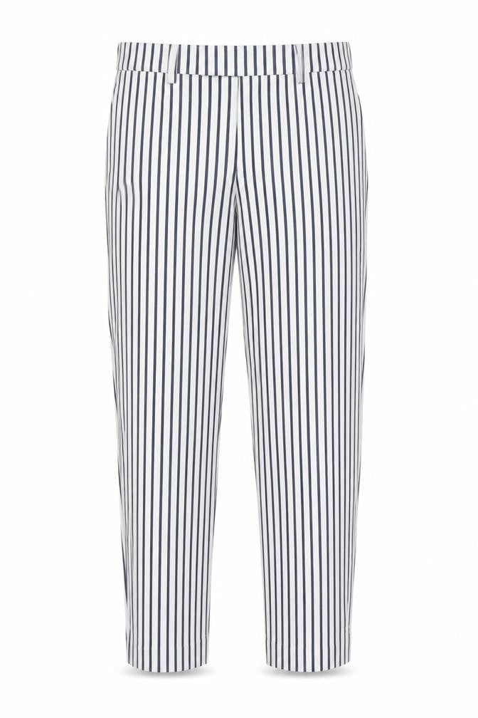 Womens UK Size 8 H&M Regular Fit Carrot White Trousers
